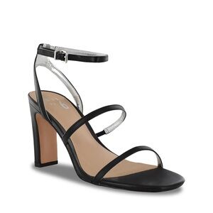 Mix No. 6 Black Strappy Heels